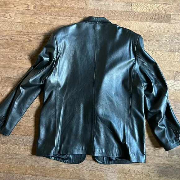 Men’s genuine leather jacket - Picture 4 of 9